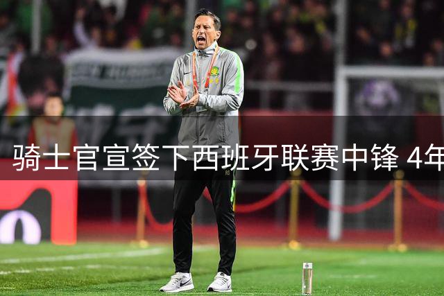 骑士官宣签下西班牙联赛中锋 4年合约价值近千万美元